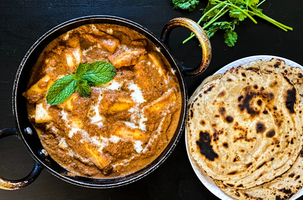 Shahi Paneer with Butter Naan