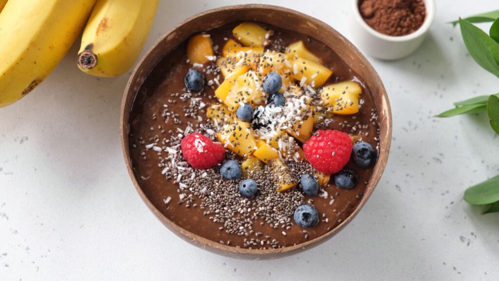 Healthy Dark Chocolate Comfort Bowl for Period Cravings