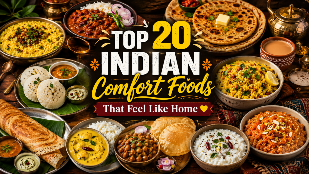 Top 20 Indian Comfort Foods That Feel Like Home