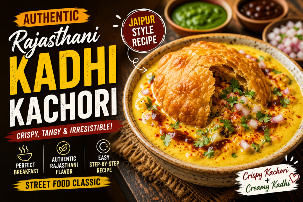 Crispy Kachori with Tangy Kadhi
