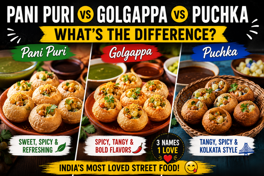 Pani Puri vs Golgappa vs Puchka: What’s the Difference?